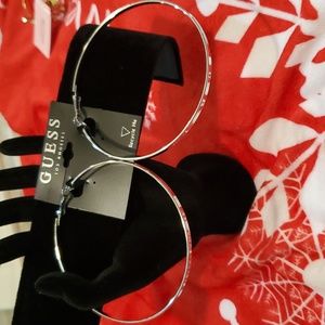 Guess Large Hoop Earrings